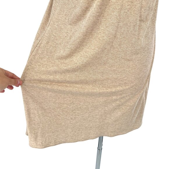 Michael Stars Metallic Gold Halter Dress Cream Beige Size 2 XS - Picture 8 of 13